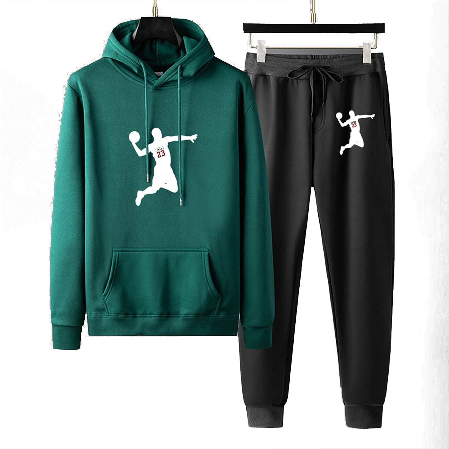 Tracksuit Men, Jordan Hoodie and Sweatpants, 75 Polyester QuickDrying