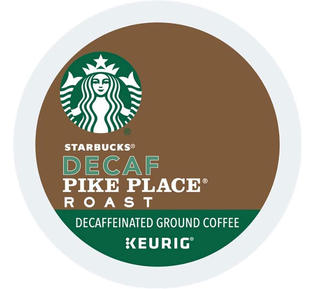 Starbucks Decaf Coffee K-Cup Pods, Pike Place, 24 CT