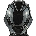 Punk Gothic Mask Helmet for Adult, Mechanical Sci-fi Gear Cosplay Costume Accessory Samurai Futuristic Helmet