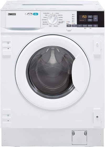 Zanussi 7kg Wash 4kg Dry 1600rpm Integrated Washer Dryer White