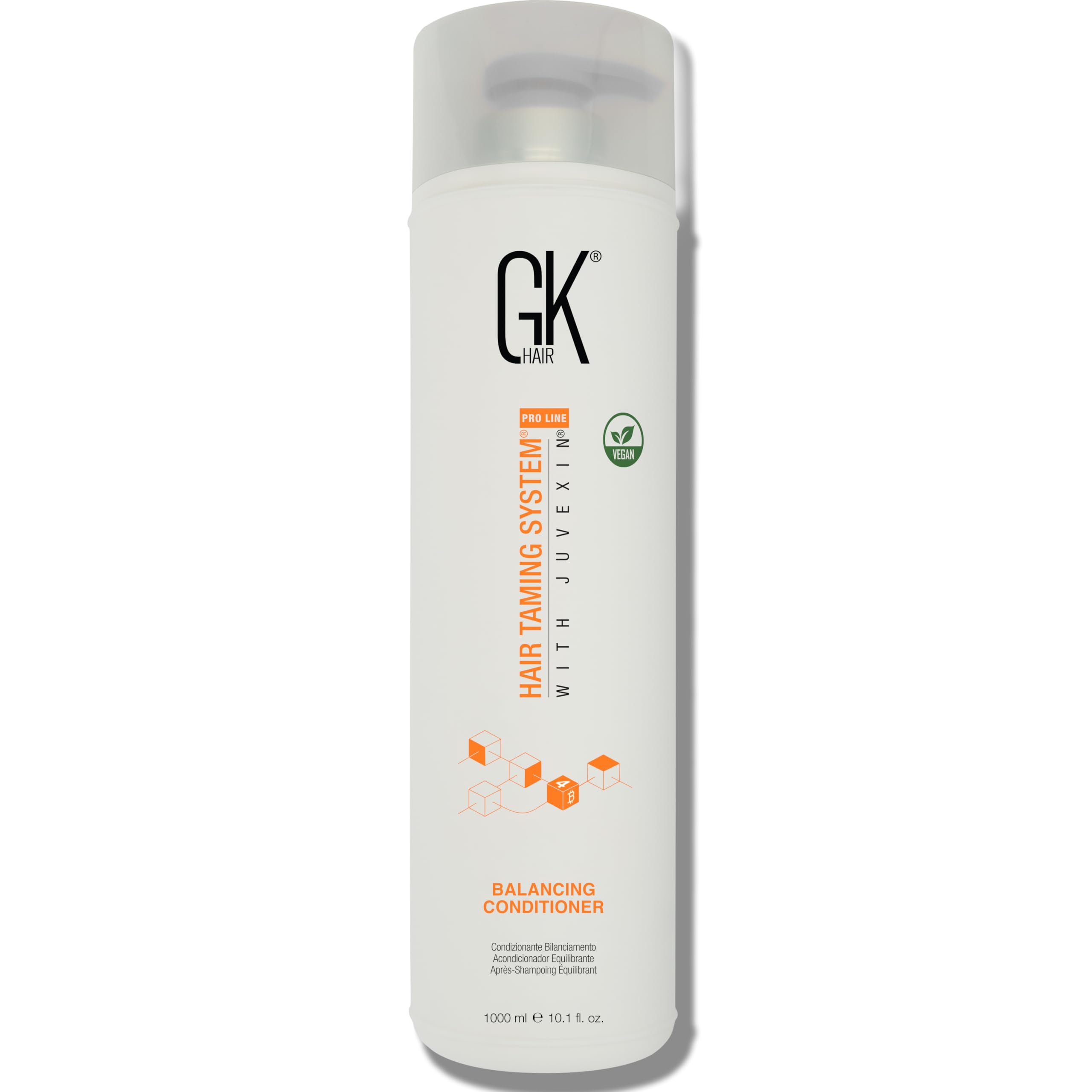 GK HAIR Global Keratin Balancing Conditioner (1000ml/33.8 Fl Oz) For Oily Hair Daily Use After Shampoo Conditioning Deep Cleanser & Impurities Remover Restores pH Levels