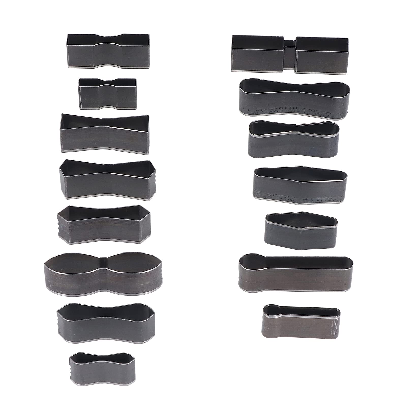 Hollow Hole Punch Set Leather Shape Punch Set 15 Pieces for Rubber for Leather for Fabric