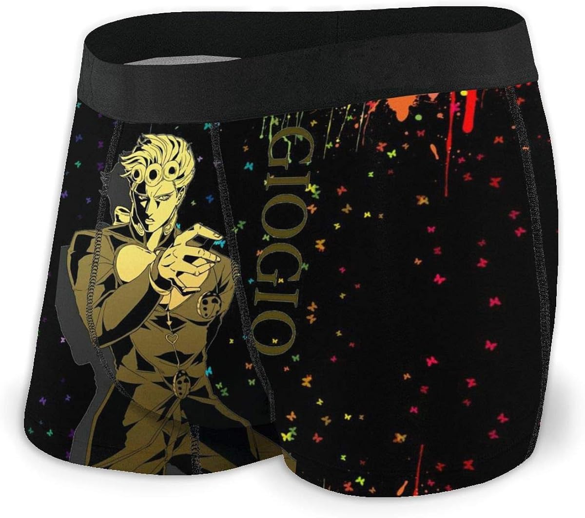 LMHBLTOP Cute JoJo's Bizarre Adventure Men's Boxer Briefs Adult