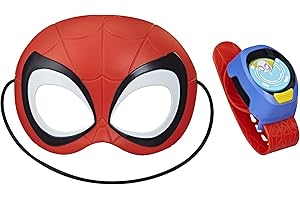 Spidey and His Amazing Friends Spidey Comm-Link Wristband and Mask Set, Marvel Preschool Super Hero Toys, Kids Christmas Gifts, Ages 3+