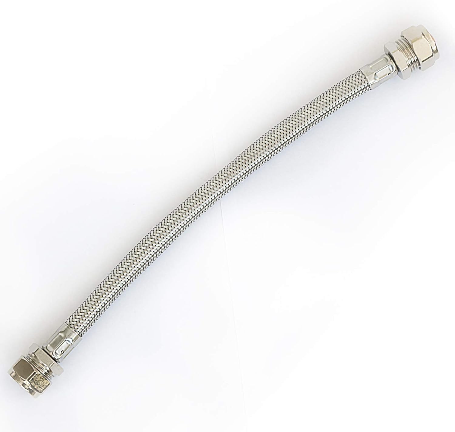 15mm x 15mm Flexible Braided Hose Copper to Copper Flex Connector