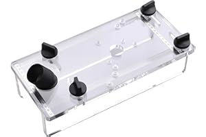 TJCYGO 495246 for festool Plexiglass Template Routing Aid Fit for festool OF 900, OF 1000, OF 1010, OF 1010 R, OF 1400, OF 2000, OF 2200 Routers, Trenching Template, Edge Routing 10-Year Free Replacement