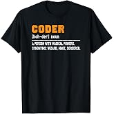 Great Coding Coder Code Designs Women's Black Graphic T-Shirt