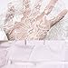 Seccilovy Women's Sexy Lace Lingerie White Nightwear Backless Underwear Sleepwear See-through Dresses