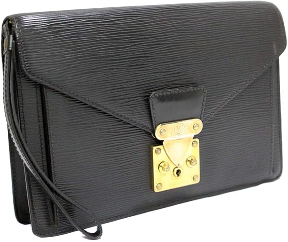 Amazon ルイ ヴィトン Louis Vuitton エピ ポシェット セリエ ドラゴンヌ M セカンドバッグ ブラック メンズ エピレザー 中古 クラッチ セカンドバッグ