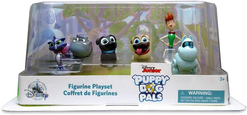 Amazon パグ パグ アドベンチャー Usaディズニーストア限定 Pvc フィギュアセット ビンゴ ローリー ボブ ヒシー アーフ ルーファス カップケーキ Disney Puppy Dog Pals Pvc Figurine Playset ディズニー アニメ パグパグ 犬