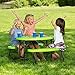 LIFETIME 60132 Children's Oval Picnic Table, Lime Green