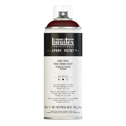 Liquitex Professional Spray Paint, 12-oz (400ml), Burnt Umber