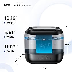 Dreo Top Fill 4L Humidifiers for Bedroom, 36H