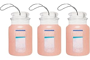 Yankee Candle Paper Car Jar, Pink Sands (Pack of 3)