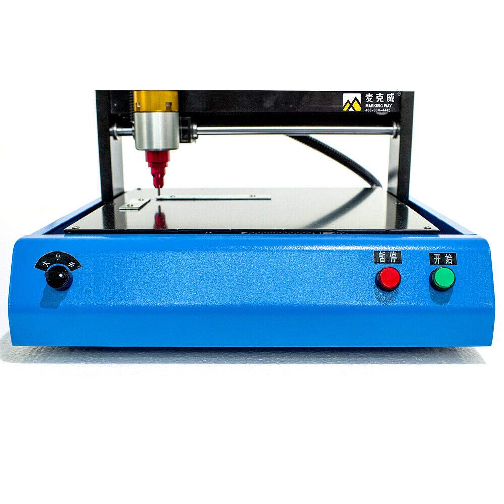 400W Electric Metal Marking Machine Steel Plate Engraving Machine for Metal Nameplate Tag Marking 110V