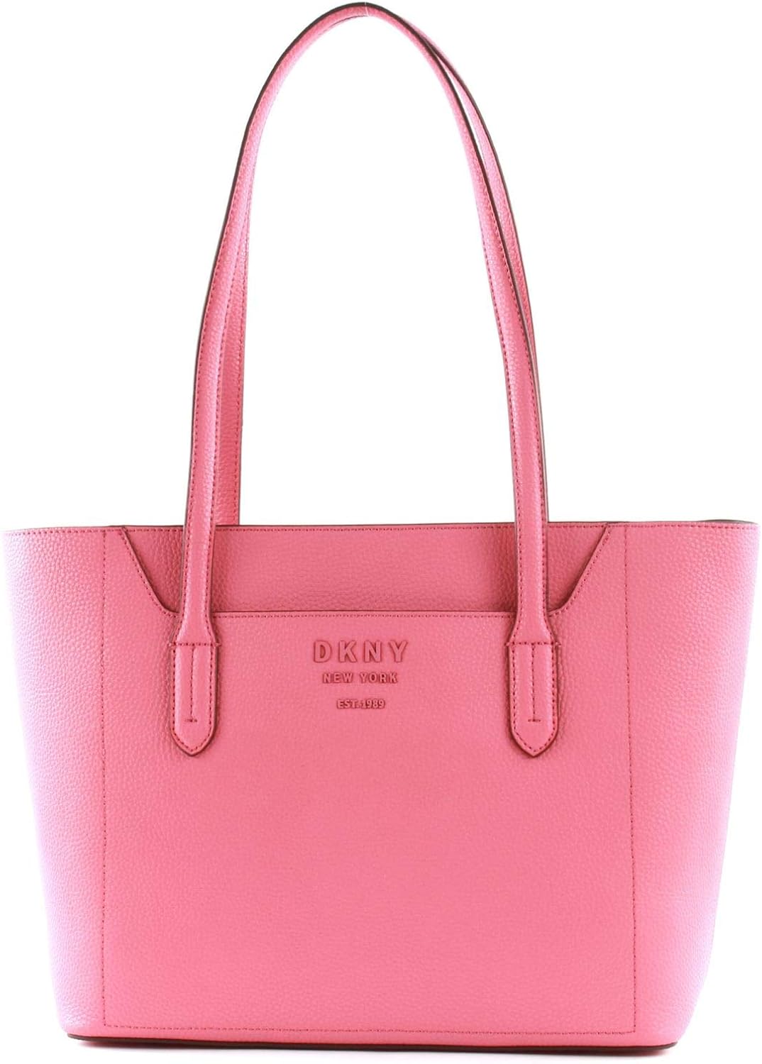 dkny textured leather tote