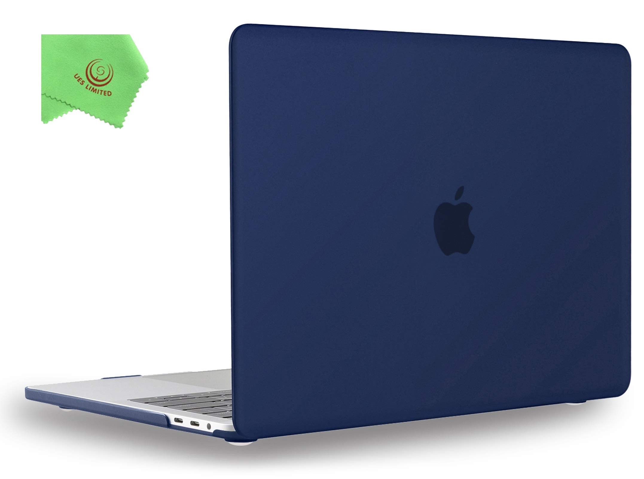 UESWILL MacBook Pro 13 inch M1 M2 Case 2024 2023 2022-2016 Release Model A2338 A2289 A2251 A2159 A1989 A1706 A1708, with USB-C Touch Bar, Matte Hard Shell Case Cover, Navy Blue