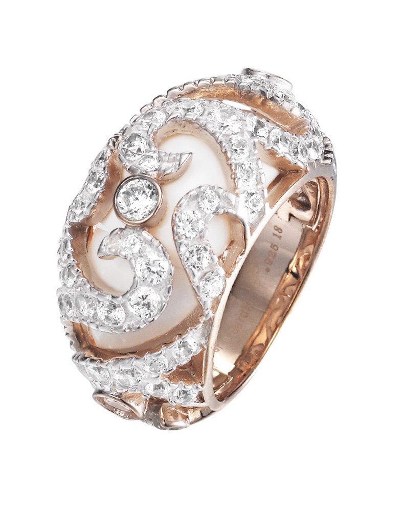 Pierre Cardin Women's Ring Gosselin 925 Silver White Cubic Zirconia Brilliant Cut PCRG90463 °C170 Size 53 (16.9)