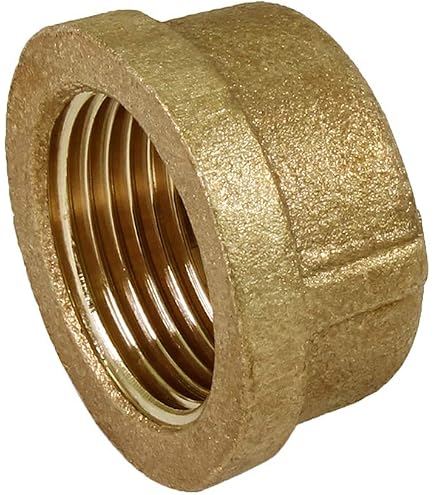Amazon.com: Everflow Supplies BRCA0112-NL 1-1/2-Inch Brass Cap, No