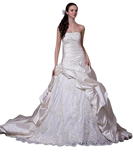 taffeta wedding dress