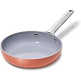 Caraway Nonstick Ceramic Mini Fry Pan (1.05 qt, 8") - Non Toxic, PTFE & PFOA Free - Oven Safe & Compatible with All Stovetops (Gas, Electric & Induction) - Perracotta