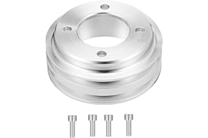 WeiSen 2 Groove 2V Crankshaft Pulley V-Belt Compatible with Ford 302 351w 351C 351W 351M 400 V8 5.0L 1969-UP Small Block