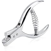 Rongon Pattern Notcher Paper Hole Punch for Tailor Sewing Leathercraft | Spring-loaded plier design, ergonomic grip hole punch for diy sewing leathercraft paper art tickets scrapbooks (1PCS)