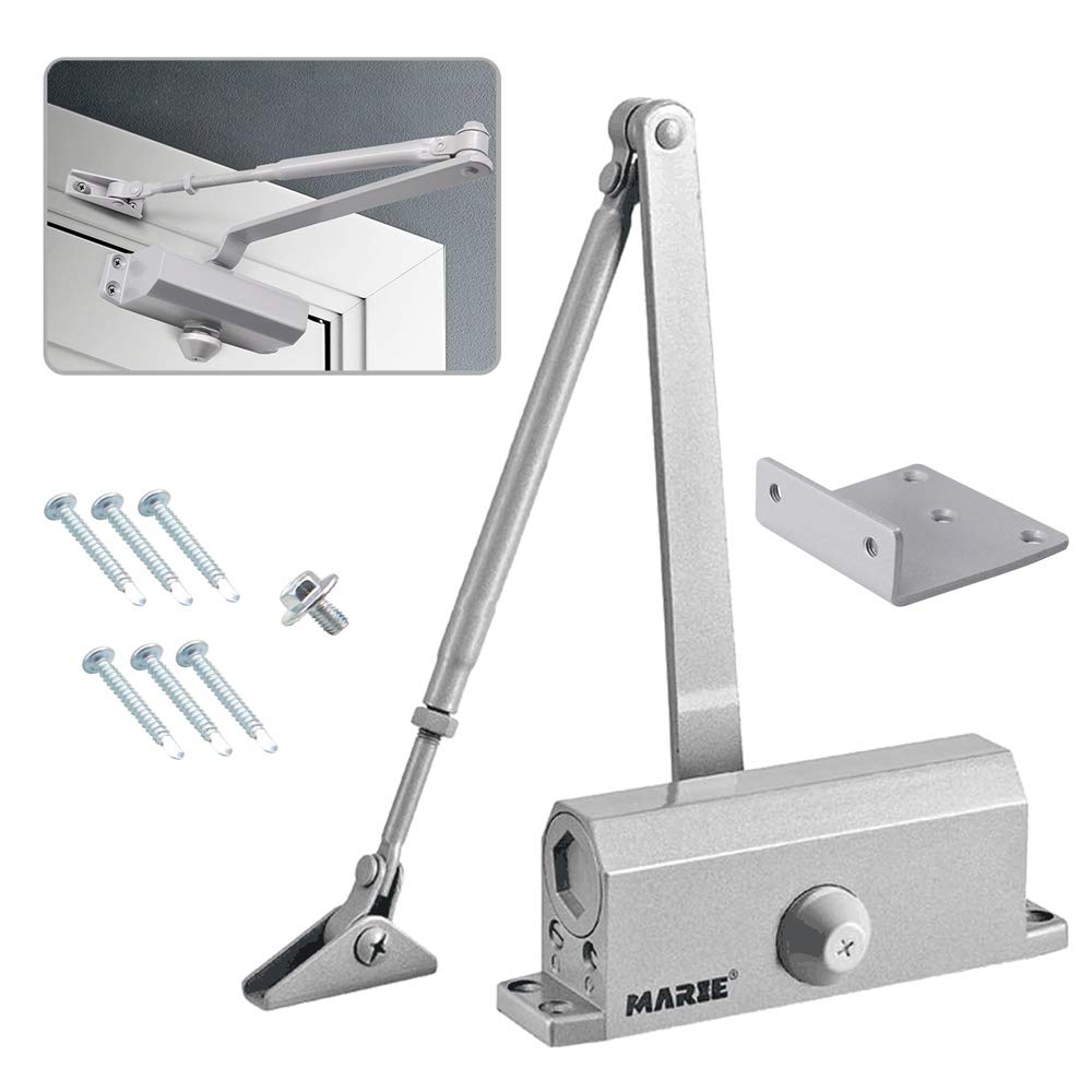 Photo 1 of MARIE Automatic Size 3 Door Closer for Residential and Commercial/Adjustable Spring Hydraulic Door Closer for Middle-Weight Door