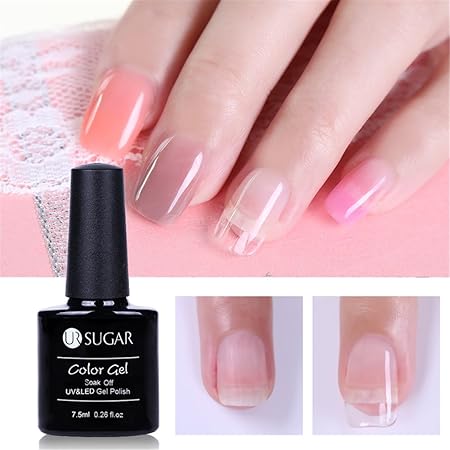 Amazon Ur Sugar 速く作る長さだしジェル 長さだしジェル 全6色セット 薄い爪に補強 パーツの接着 透け感 ゼリージェル スカルプチャー カラージェル Uv Led対応 7 5ml 本 並行輸入品 Ur Sugar ジェルネイル 通販