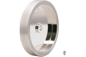 MORESUPERHARD CBN Grinding Wheel 6 inch 600 Grit,1/2" Bore,1" Wide,for All Kinds of 6 inch Bench Grinders,for Sharpening High Speed Steel Tools WoodTurining Tools(600 Grit)