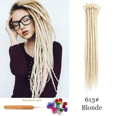 Buy Dsoar Women S Synthetic 12 Strands Handmade Dreadlocks