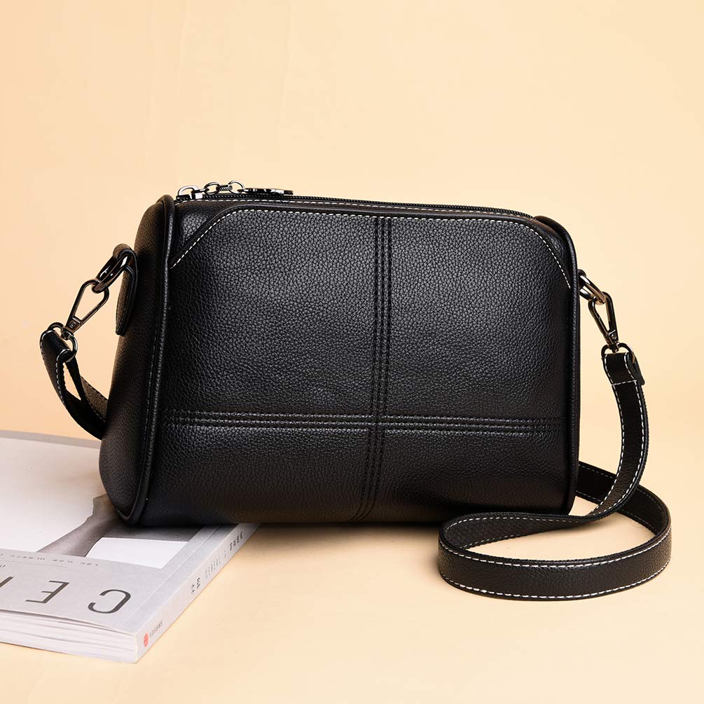 VBIGER Handtaschen Damen Klein PU Leder Umhängetasche Leicht Schultertasche Hobo Taschen groß Perfektes Geschenk für Mama und Tante