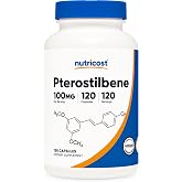 Nutricost Pterostilbene 100mg, 120 Capsules - Non-GMO, Gluten Free