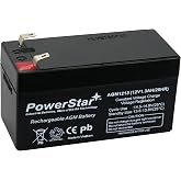 PowerStar Replacement for Panasonic LC-R121R3P SLA Battery 12V 1.3Ah Rechargeable