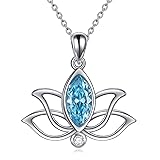YFN Lotus Necklace Sterling Silver December