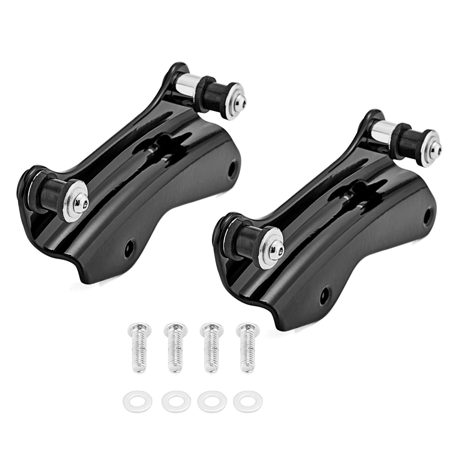Photo 1 of Mofun Quick Release 4 Point Docking Hardware Kit Tour Pack Backrest Docking Kit Compatible with Harley Touring Road King Street Road Electra Glide 2014-2025,Black
