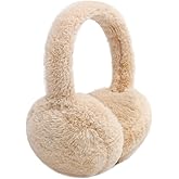 NASULAR Kids Winter Earmuffs Baby Warm Ear Muff Girls Cute Furry Ear Warmers Boys Foldable Ear Covers for Cold Weather