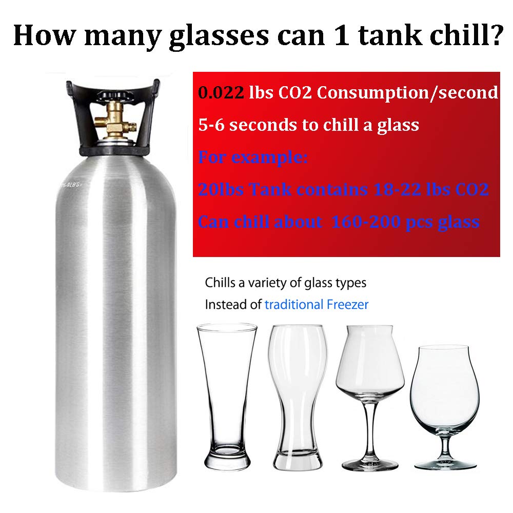 Glass Chiller, Mini Co2 Glass Froster Maker, The Cup