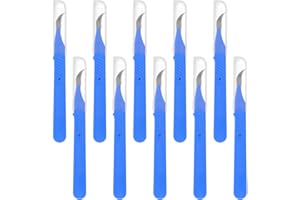 10PCS Seam Rippers for Sewing, 5.8" Stitch Remover Tool with Protective Case and Anti-Slip Handle, Blue Sewing Stitch Remover
