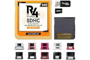 enttgo 64GB R4 Card, A Specific Edition That is Unique to You R4 SDHC Adapter, Compatible with DS/DSi/DSL/2DS/3DS, Machine Not Included