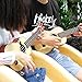 Ukulele 21 Inch Concert Ukulele with Bag Spruce Top Panel, Rosewood Fretboard 4 Strings Instrument with Nylon Strings Silver Geared Tuners