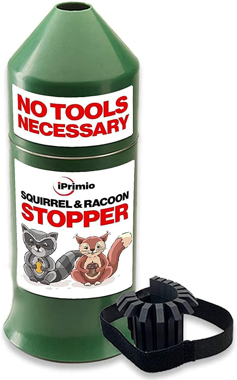 Photo 1 of iPrimio 18" Squirrel Baffle - Easy Install Pole Wrap Around Baffle: Protect Hanging Bird Feeders, Squirrel Baffles for Feeders, No Tool Install, Durable Weather Resistant, for Bird Feeder Poles