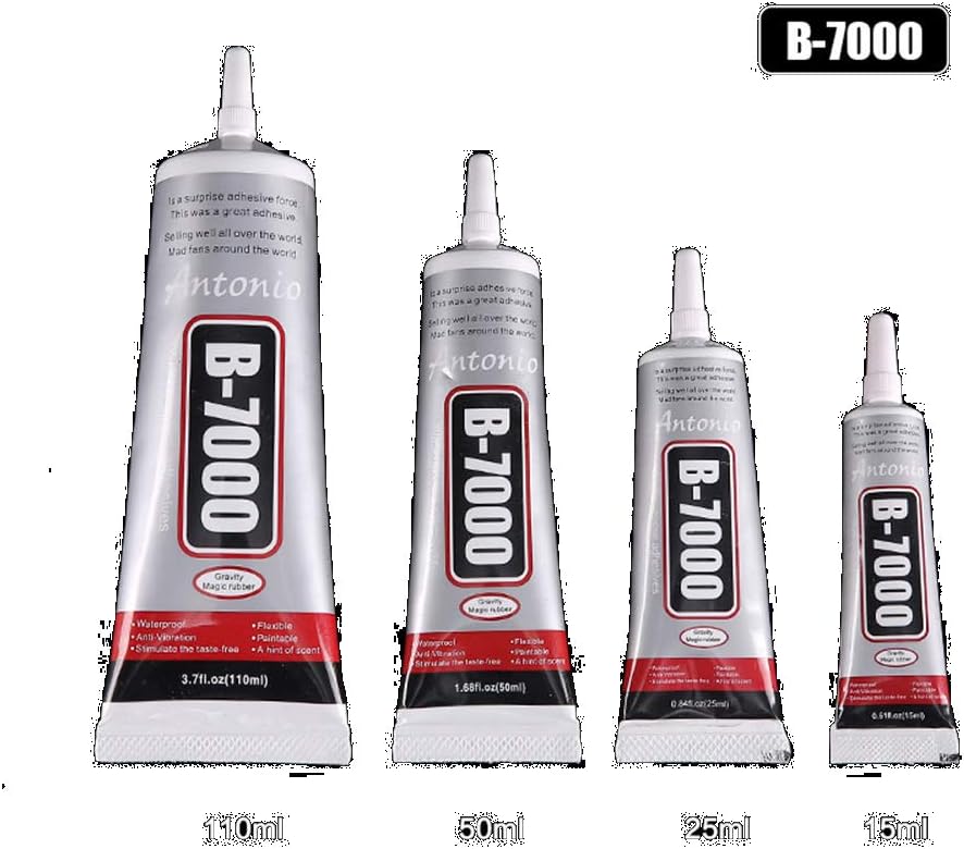 B-7000 Industrial Super Glue Waterproof Strong All Purpose Glue Adhesive for Jewelry Watch Repair Multi-Purpose (15ML)