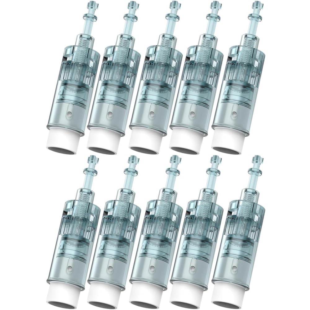 Dr.Pen M7S Microneedling Cartridges Derma Pen Replacement for Skin Face and Body, 10 pcs/pack (Nano-R)