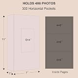 Vienrose Photo Album 4x6 300 Photos Leather Cover Extra Large Capacity view 5
