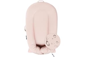 MEXXI Organic Replacement Cover with Waterproof Pad | Premium Quality Spare Cover Certified Organic Cotton | Protects Against leaks | [Fits Dockatot Deluxe + Docks] (Cover Only) (Baby Pink)