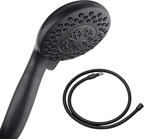 Bronze Combo De Douche Avec Pommeau De Douche 5 Fonctions Avec Tuyau En Pvc De 1 5 M Finition Abs Orb 10 Cm Amazon Fr Bricolage
