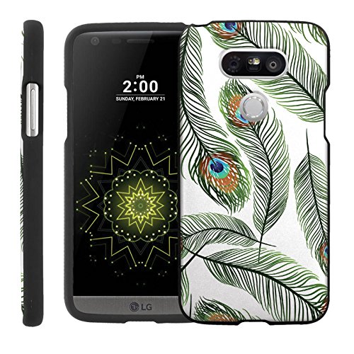 Peacock Feather [GUARD SERIES] Slim Snap On Cover Protective [Shock Absorption]Thin Slim Fit [Drop Protection] for LG G5 Case