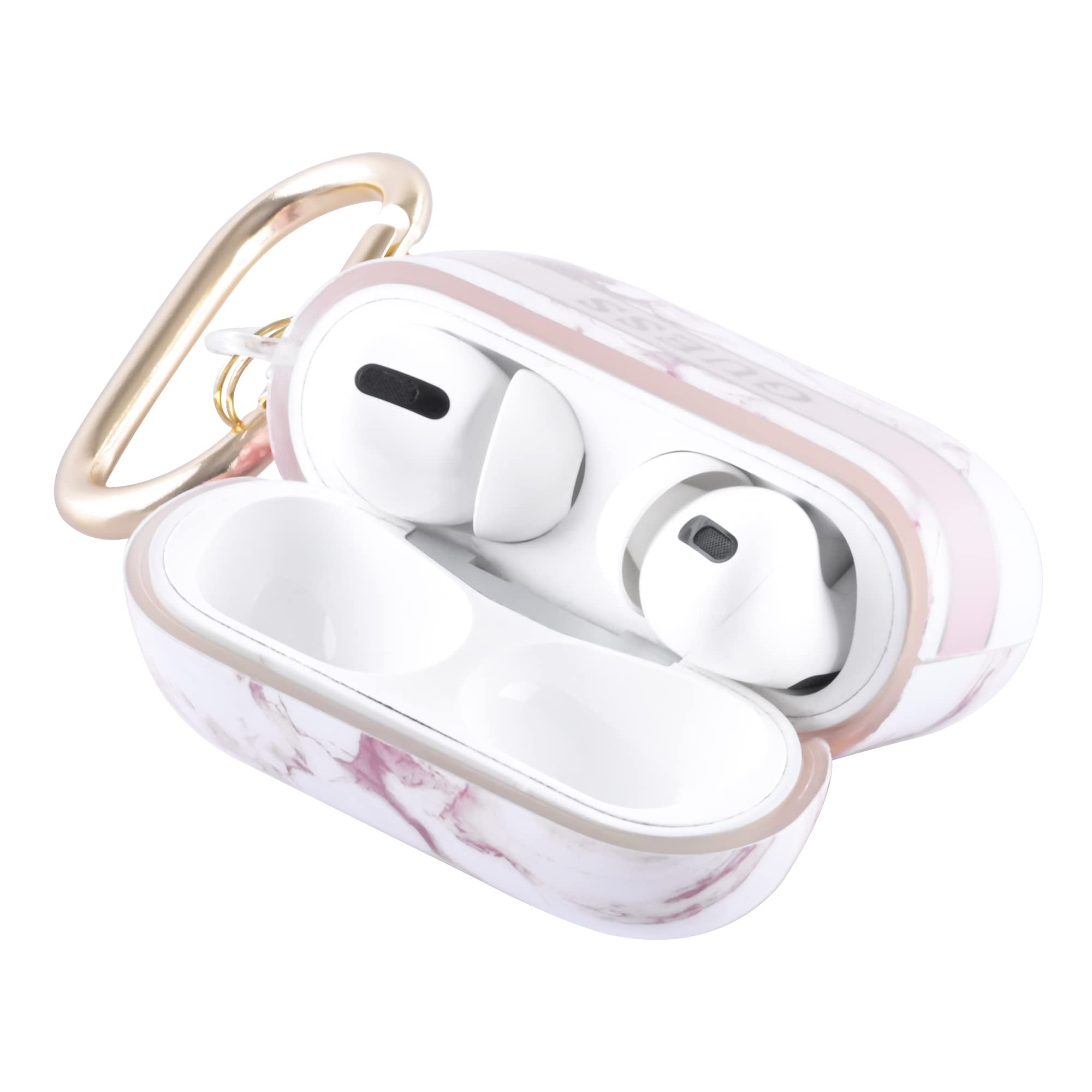 Guess GUAPHCHMAP Case for AirPods Pro Pink Marble Band Collection