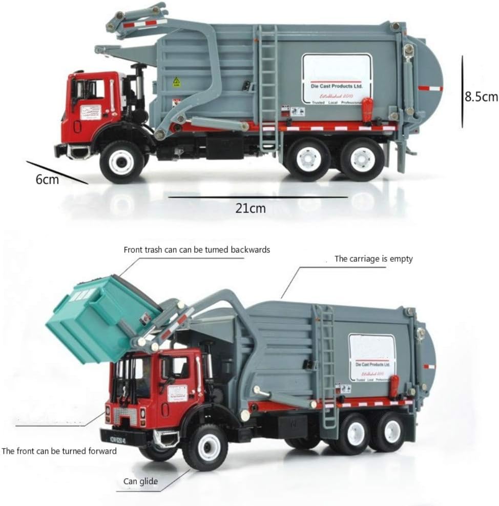 Anniversaire Et Decoration De Bureau Voiture 1 24 Camion De Collecte Des Ordures Voiture De Nettoyage Pour La Saint Valentin Vehicules Cuisine Maison